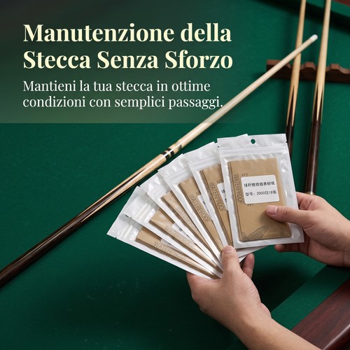 Carta vetrata per stecca - vetrata, da